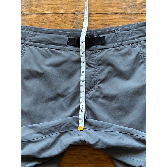 COLUMBIA Titanium Nylon Gray Adventure Shorts Womens sz 10 - Picture 9 of 12